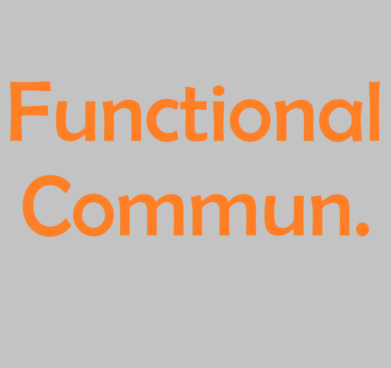 functional-communication